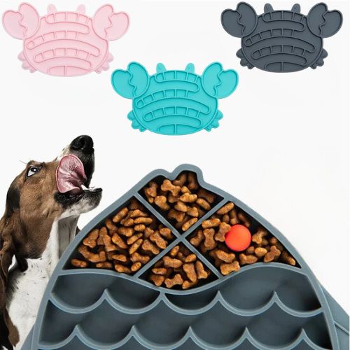 Gamelle anti glouton chien forme crabe